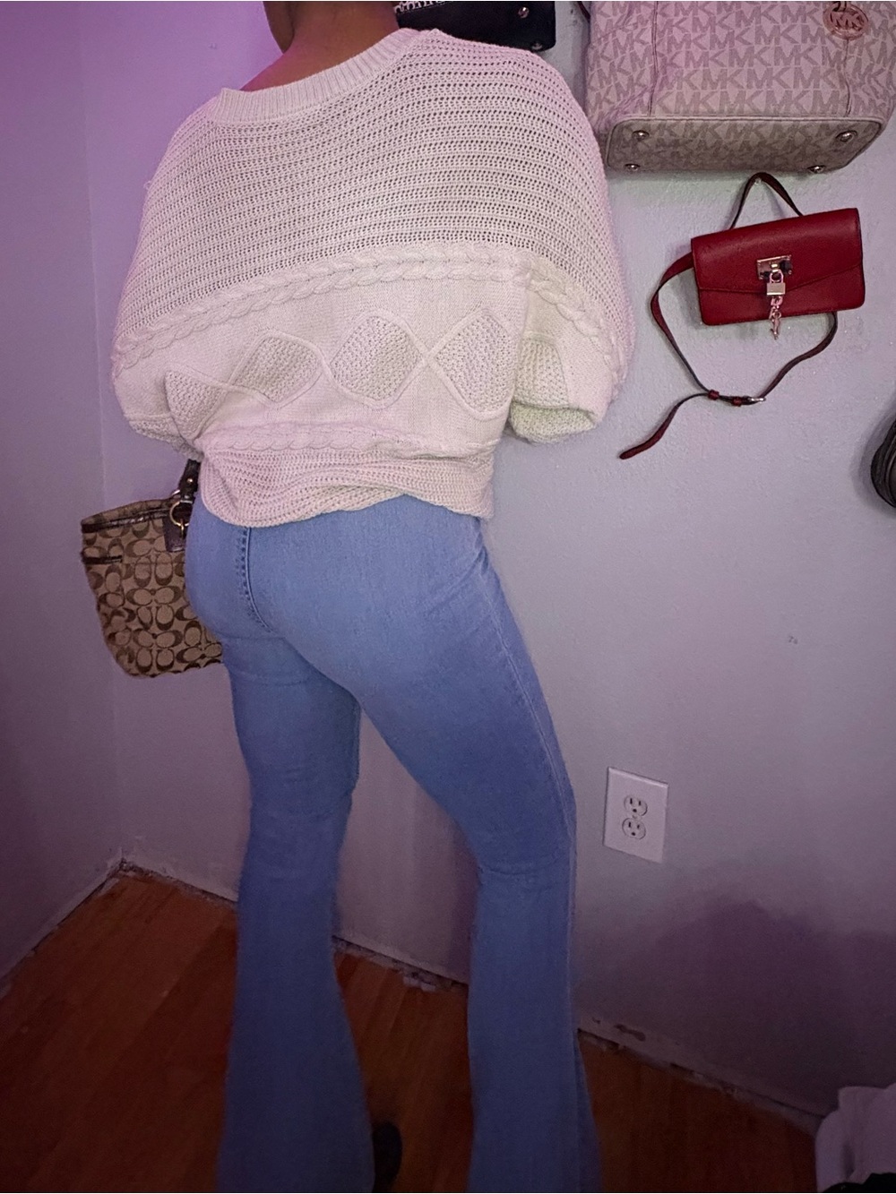 Target Beige Knitted-Pattern - Picture 3 of 6
